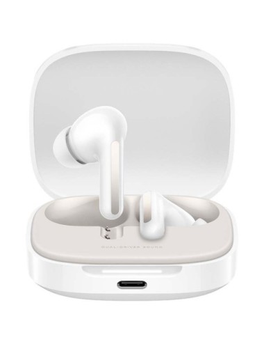 Auriculares Bluetooth Xiaomi Redmi Buds 6 con estuche de carga/ Autonomía 10h/ Blancos