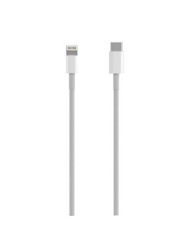 Cable USB 2.0 Tipo-C Lightning Aisens A102-0543/ USB Tipo-C Macho - Lightning Macho/ 50cm/ Blanco