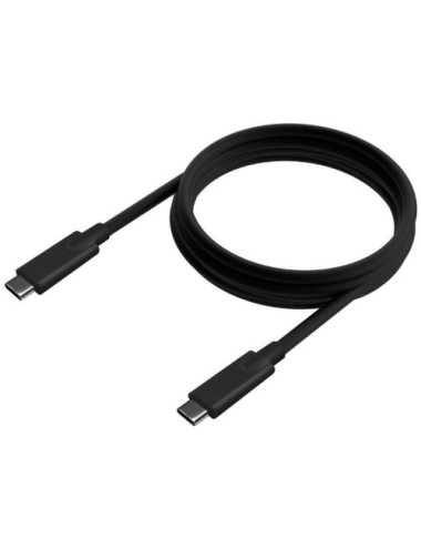Cable USB 3.2 Tipo-C Aisens A107-0705 10GBPS 5A 100W/ USB Tipo-C Macho - USB Tipo-C Macho/ Hasta 100W/ 10Gbps/ 3m/ Negro