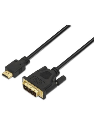 Cable HDMI Aisens A117-0090/ DVI Macho - HDMI Macho/ 1.8m/ Negro