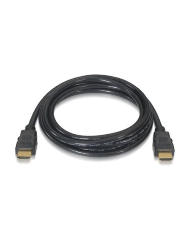 Cable HDMI 2.0 4K Aisens A120-0118/ HDMI Macho - HDMI Macho/ 50cm/ Certificado/ Negro