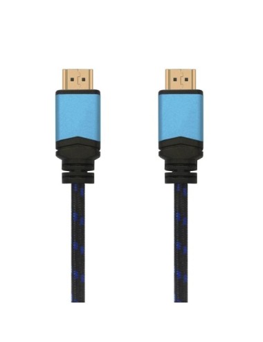 Cable HDMI 2.0 4K Aisens A120-0357/ HDMI Macho - HDMI Macho/ 2m/ Negro/ Azul