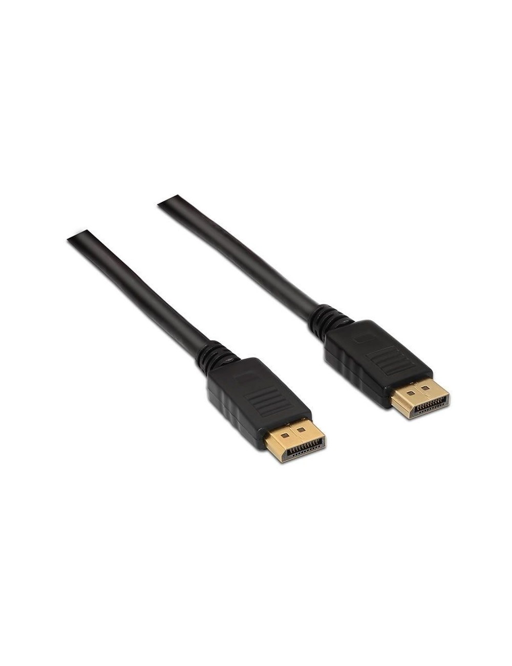 Cable DisplayPort 1.2 4K Aisens A124-0129/ DisplayPort Macho - DisplayPort Macho/ Hasta 5W/ 2300Mbps/ 2m/ Negro