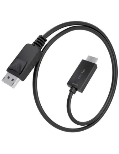 Cable Conversor Aisens A125-0892/ DisplayPort Macho - HDMI 4K Macho/ 1m/ Negro