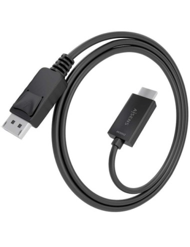 Cable Conversor Aisens A125-0893/ DisplayPort Macho - HDMI 4K Macho/ 1.5m/ Negro