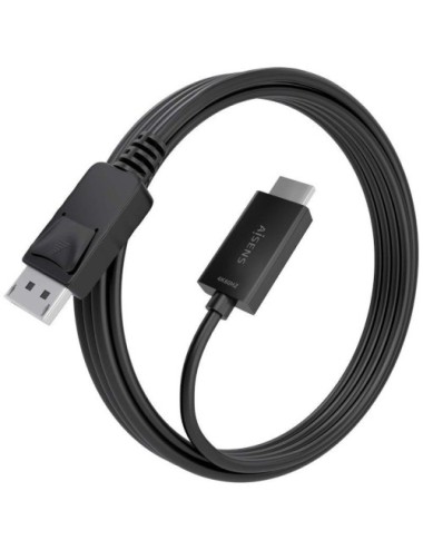 Cable Conversor Aisens A125-0895/ DisplayPort Macho - HDMI 4K Macho/ 3m/ Negro