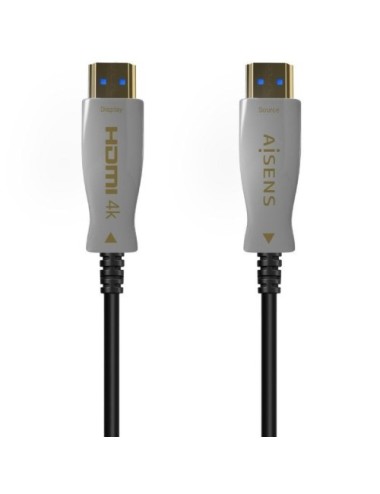 Cable HDMI 2.0 AOC 4K Aisens A148-0698/ HDMI Macho - HDMI Macho/ 100m/ Negro