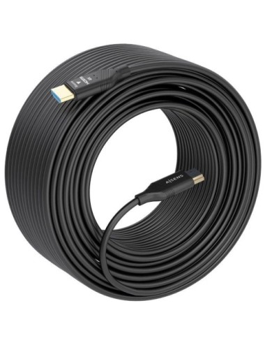 Cable HDMI 2.0 AOC 4K Aisens A148-0930/ HDMI Macho - HDMI Macho/ 20m/ Negro