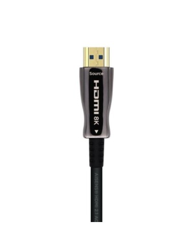 Cable HDMI 2.1 AOC 8K Aisens A153-0517/ HDMI Macho - HDMI Macho/ 20m/ Negro