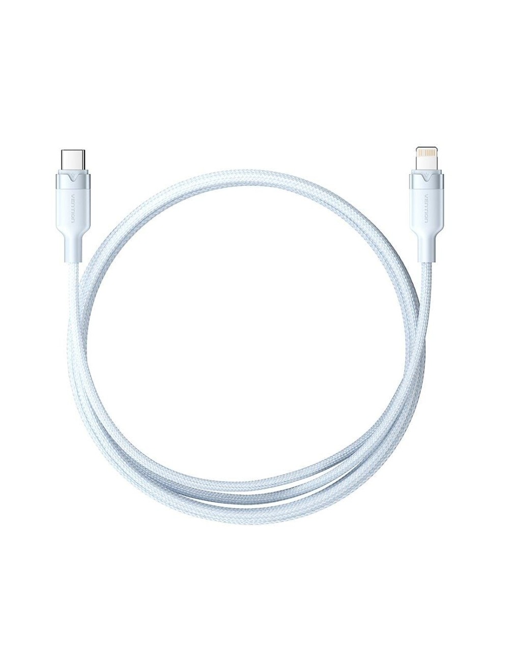 Cable USB Tipo-C Lightning Vention LALSH/ USB Tipo-C Macho - Lightning Macho/ 27W/ 480Mbps/ 2m/ Azul