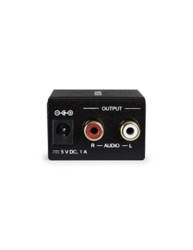 Convertidor de Audio Fonestar FO-37DA/ Entrada Toslink y RCA/ Salida 2x RCA