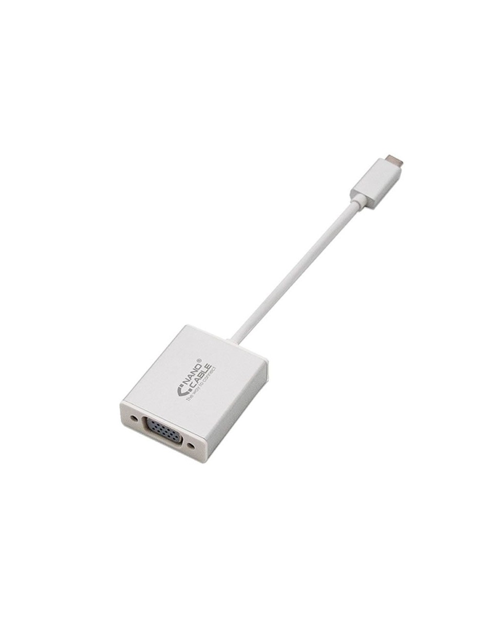 Cable Conversor Nanocable 10.16.4101/ USB Tipo-C Macho - VGA Hembra