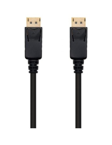 Cable DisplayPort 1.2 4K Nanocable 10.15.2303/ DisplayPort Macho - DisplayPort Macho/ 3m/ Negro