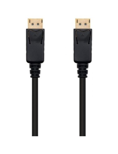 Cable Displayport 1.2 4K Nanocable 10.15.2305/ Displayport Macho - Displayport Macho/ 5m/ Negro