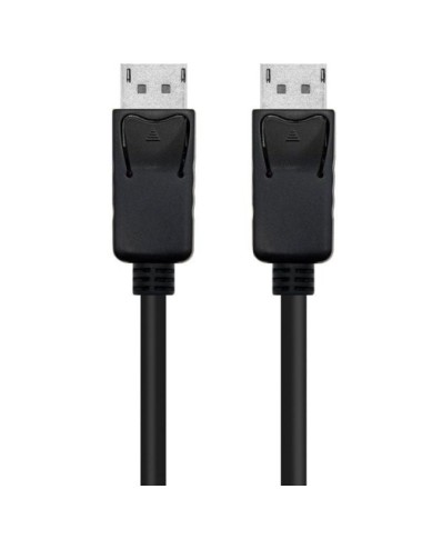 Cable DisplayPort 1.4 8K Nanocable 10.15.2801/ DisplayPort Macho - DisplayPort Macho/ 1m/ Certificado/ Negro