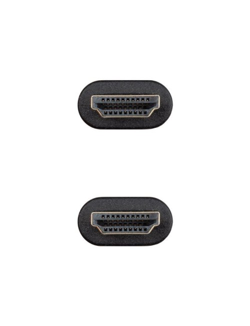 Cable HDMI 2.0 4K CCS Nanocable 10.15.3910/ HDMI Macho - HDMI Macho/ 10m/ Negro