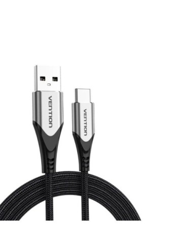 Cable USB 2.0 Tipo-C Vention CODHG/ USB Macho - USB Tipo-C Macho/ 480Mbps/ 1.5m/ Gris