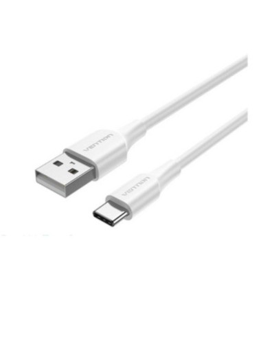 Cable USB 2.0 Tipo-C Vention CTHWH/ USB Tipo-C Macho - USB Macho/ 480Mbps/ 2m/ Blanco