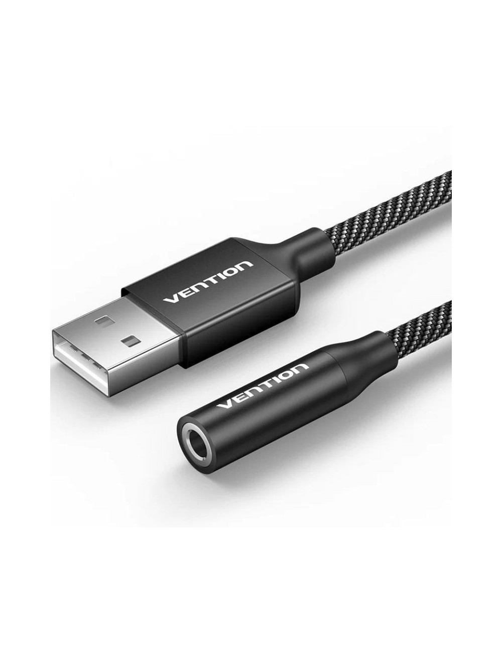 Conversor Vention CVEBC/ Jack 3.5 Hembra - USB Macho/ 1m/ Gris