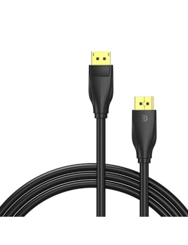 Cable Displayport 1.4 8K Vention HCDBI/ Displayport Macho - Displayport Macho/ 3m/ Negro
