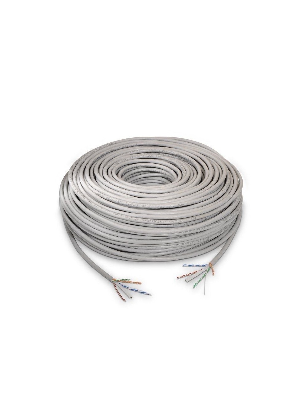 Bobina de Cable RJ45 UTP Aisens A135-0261 Cat.6/ 100m/ Gris