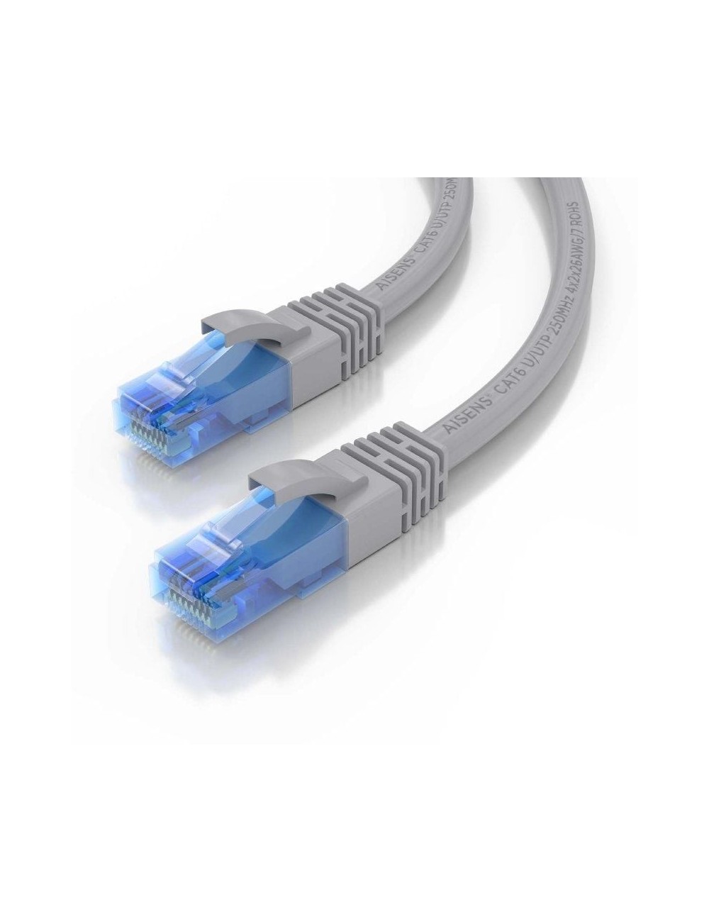 Cable de Red RJ45 AWG26 CCA UTP Aisens A135-0776 Cat.6/ 1.5m/ Gris