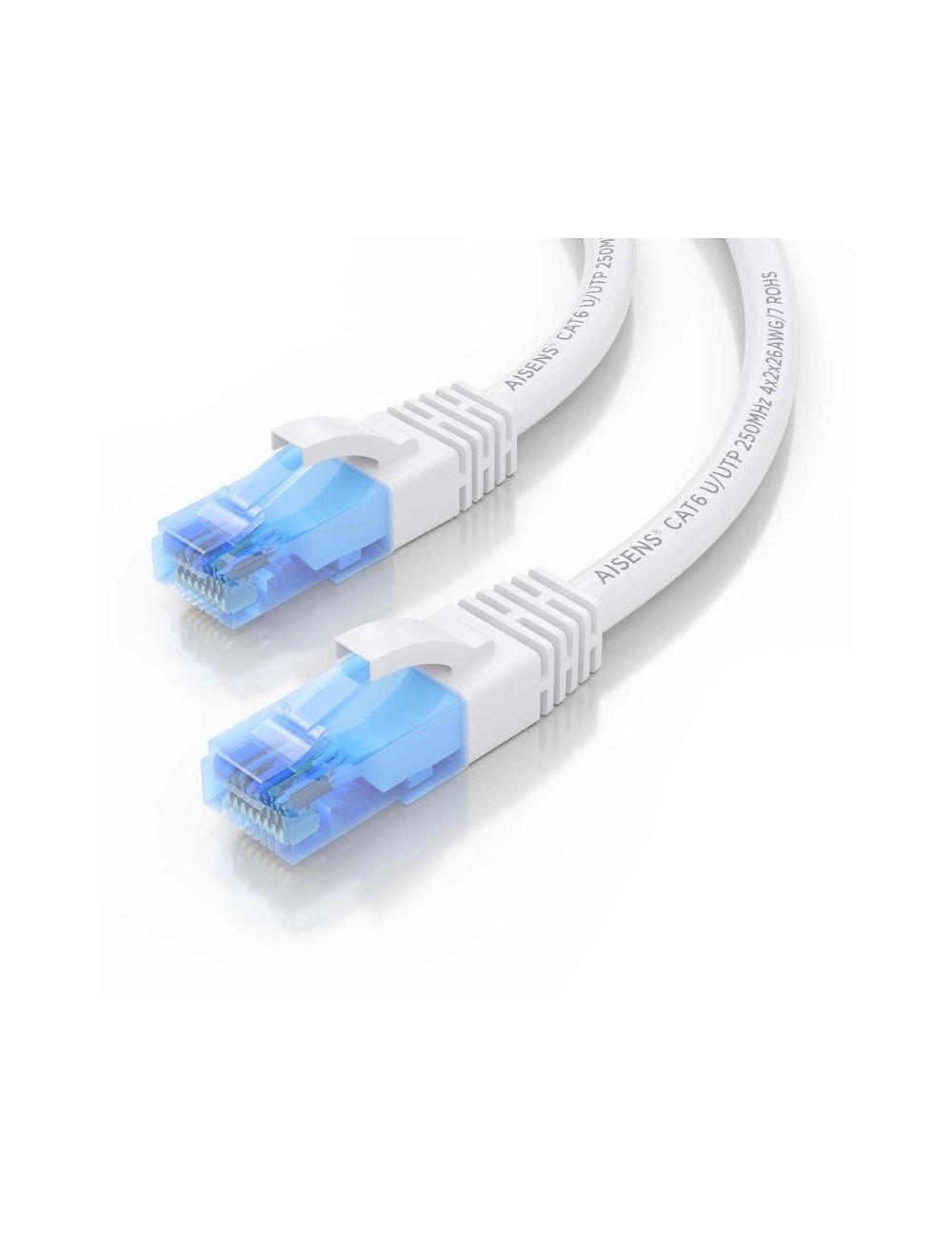 Cable de Red RJ45 AWG26 UTP Aisens A135-0824 Cat.6/ 5m/ Blanco