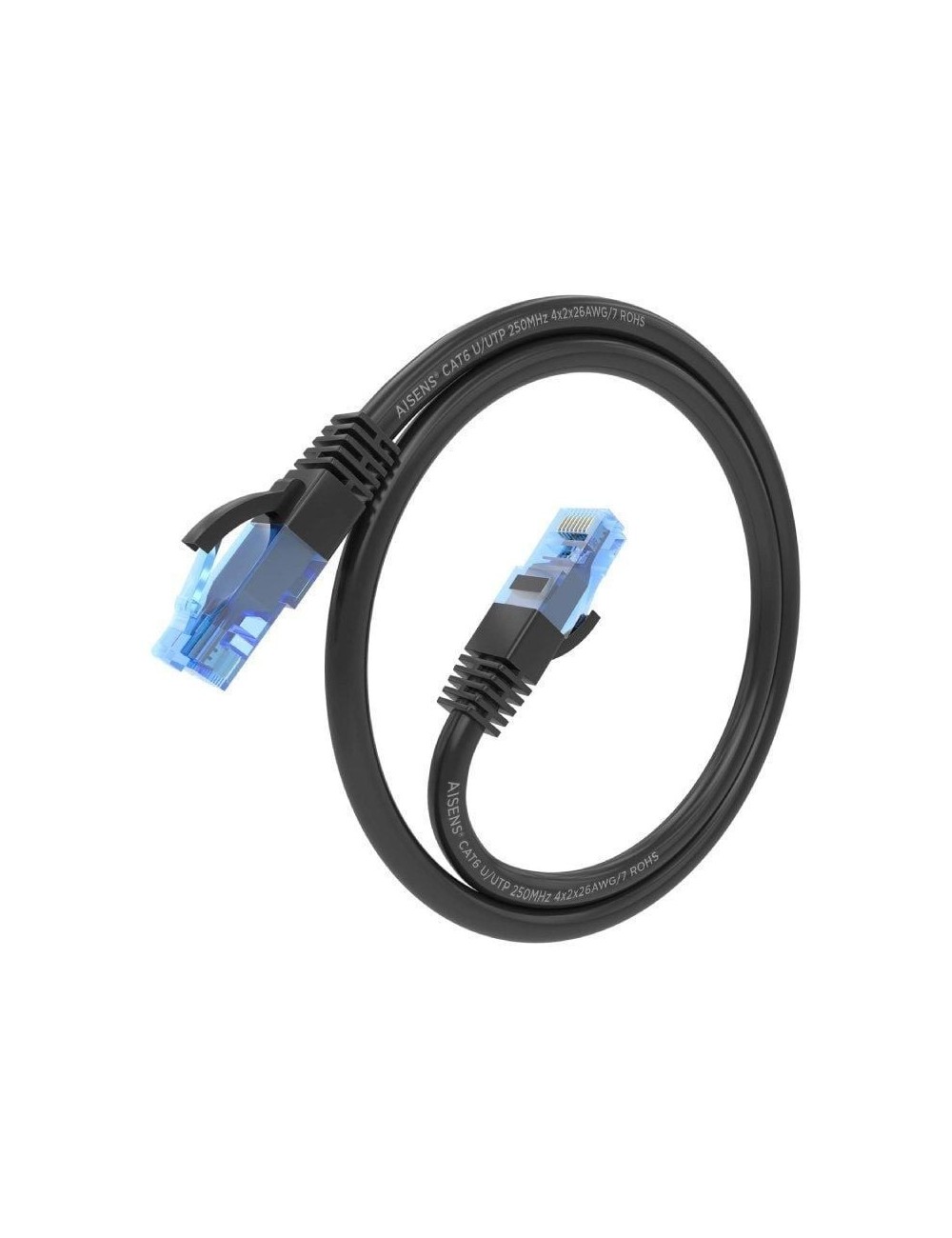 Cable de Red RJ45 AWG26 CCA UTP Aisens A135-0848 Cat.6/ 5m/ Negro