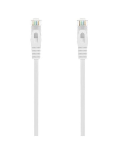 Cable de Red RJ45 AWG24 UTP Aisens A145-0591 Cat.6A/ LSZH/ 25cm/ Blanco