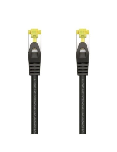 Cable de Red RJ45 SFTP Aisens A146-0484 Cat.7/ 25cm/ Negro