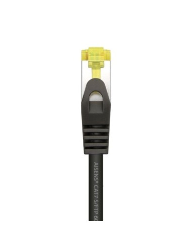 Cable de Red RJ45 SFTP Aisens A146-0485 Cat.7/ 50cm/ Negro