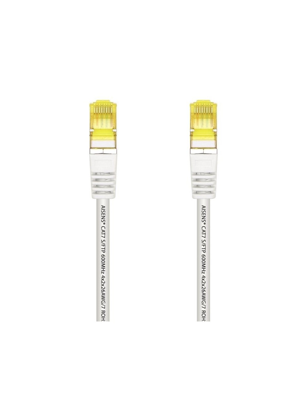 Cable de Red RJ45 SFTP Aisens A146-0489 Cat.7/ 50cm/ Blanco