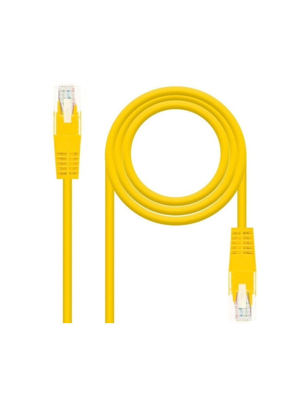 Cable de Red RJ45 UTP Nanocable 10.20.0400-L30 Cat.6/ 30cm/ Amarillo