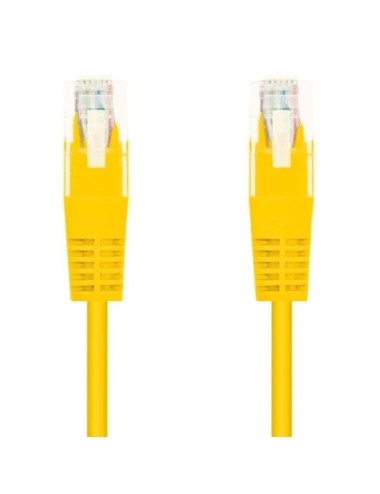 Cable de Red RJ45 UTP Nanocable 10.20.0400-L30 Cat.6/ 30cm/ Amarillo