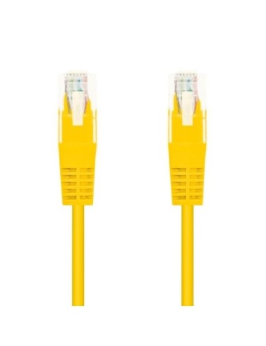 Cable de Red RJ45 UTP Nanocable 10.20.0400-Y Cat.6/ 50cm/ Amarillo
