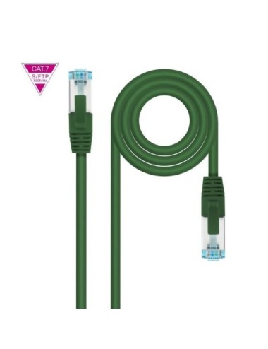 Cable de Red RJ45 SFTP Nanocable 10.20.1700-L25-GR Cat.7/ 25cm/ Verde