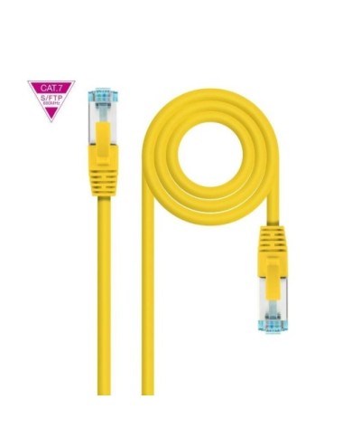 Cable de Red RJ45 SFTP Nanocable 10.20.1701-Y Cat.7/ 1m/ Amarillo