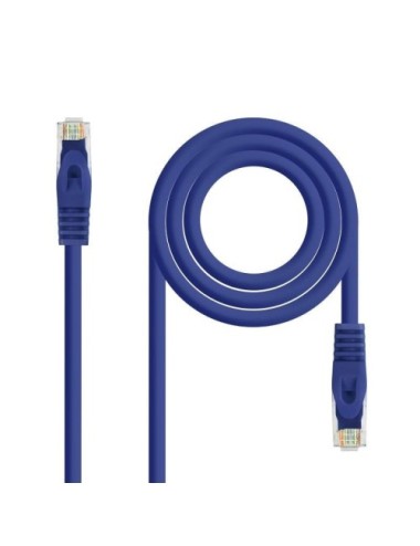 Cable de Red RJ45 UTP Nanocable 10.20.1800-L25-BL Cat.6A/ LSZH/ 25cm/ Azul