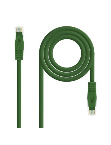 Cable de Red RJ45 UTP Nanocable 10.20.1800-L25-GR Cat.6A/ LSZH/ 25cm/ Verde