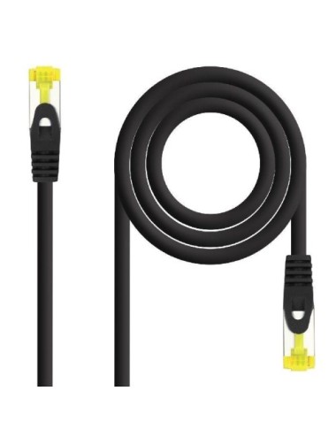 Cable de Red RJ45 SFTP Nanocable 10.20.1900-L25-BK Cat.6A/ LSZH/ 25cm/ Negro
