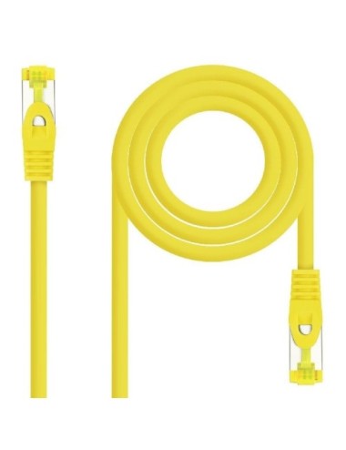 Cable de Red RJ45 SFTP Nanocable 10.20.1900-L25-Y Cat.6A/ LSZH/ 25cm/ Amarillo