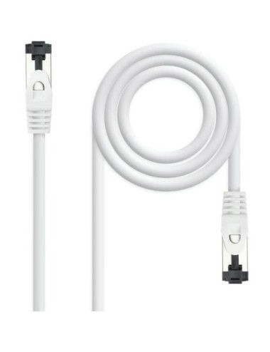 Cable de Red RJ45 SSTP Nanocable 10.20.2001-W Cat.8.1/ 1m/ Blanco