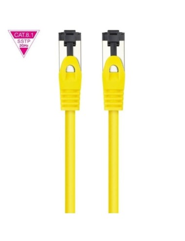 Cable de Red RJ45 SSTP Nanocable 10.20.2002-Y Cat.8.1/ 2m/ Amarillo