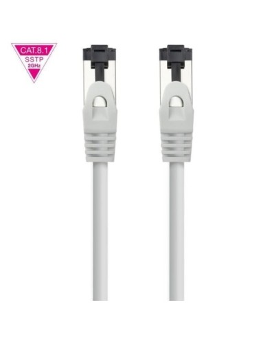 Cable de Red RJ45 SSTP Nanocable 10.20.2010 Cat.8.1/ 10m/ Gris