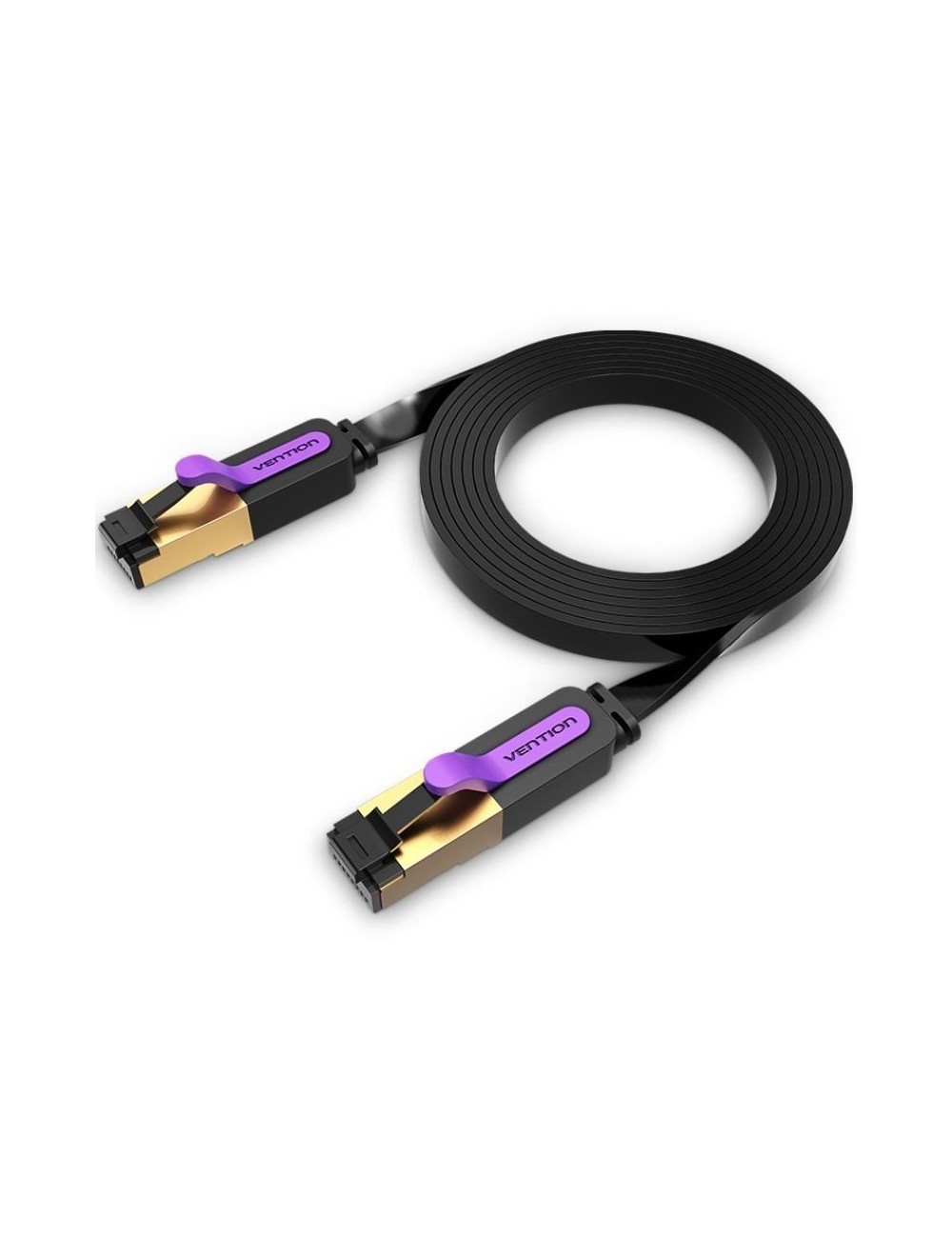 Cable de Red RJ45 STP Vention ICABF Cat.7/ 1m/ Negro