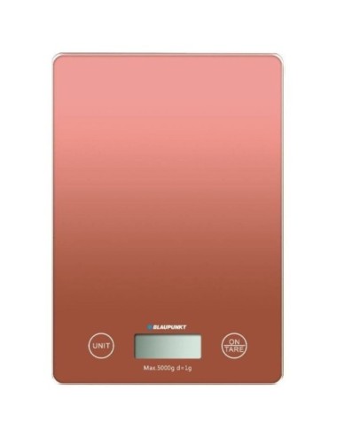 Báscula de Cocina Electrónica Blaupunkt BP4013/ hasta 5kg/ Naranja Claro