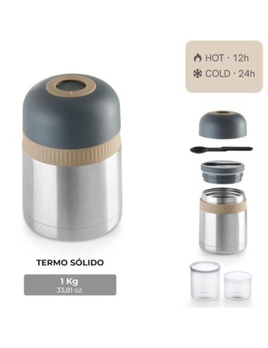 Termo Bra Enjoy Signature A196123/ Capacidad 1000ml/ para sólidos y líquidos