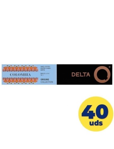 Cápsula Delta Q Colombia para cafeteras Delta/ Caja de 40