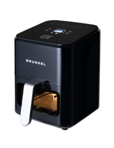 Freidora por Aire Airfryer / Sin Aceite Grunkel Black Easy Fryer/ 1200W/ Capacidad 4L