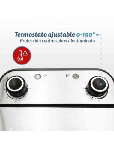 Freidora Grunkel Maxi Fry Pro/ 3000W/ Capacidad 4.2L